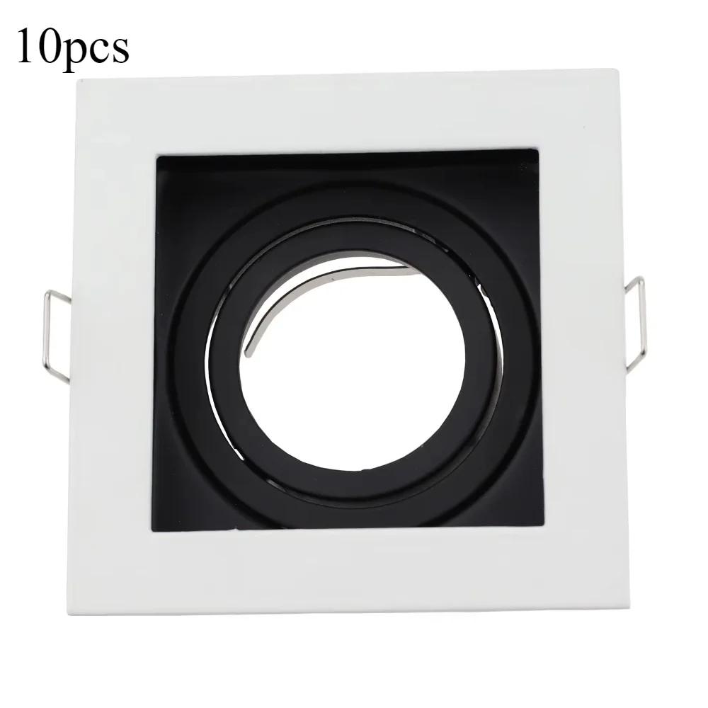 

10 шт. Высококачественные квадратные потолочные точечные светильники, фоновая лампа, внутреннее освещение, коммерческое освещение, встраиваемые светодиодные светильники, чип