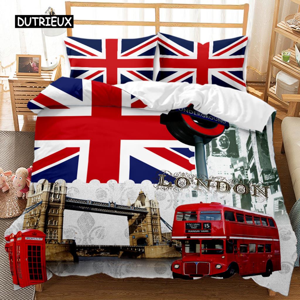 Architecture Duvet Cover Set World Classical Architecture Bedding Set Microfiber Home Textiles 3 Piece Sets Twin Queen King Size