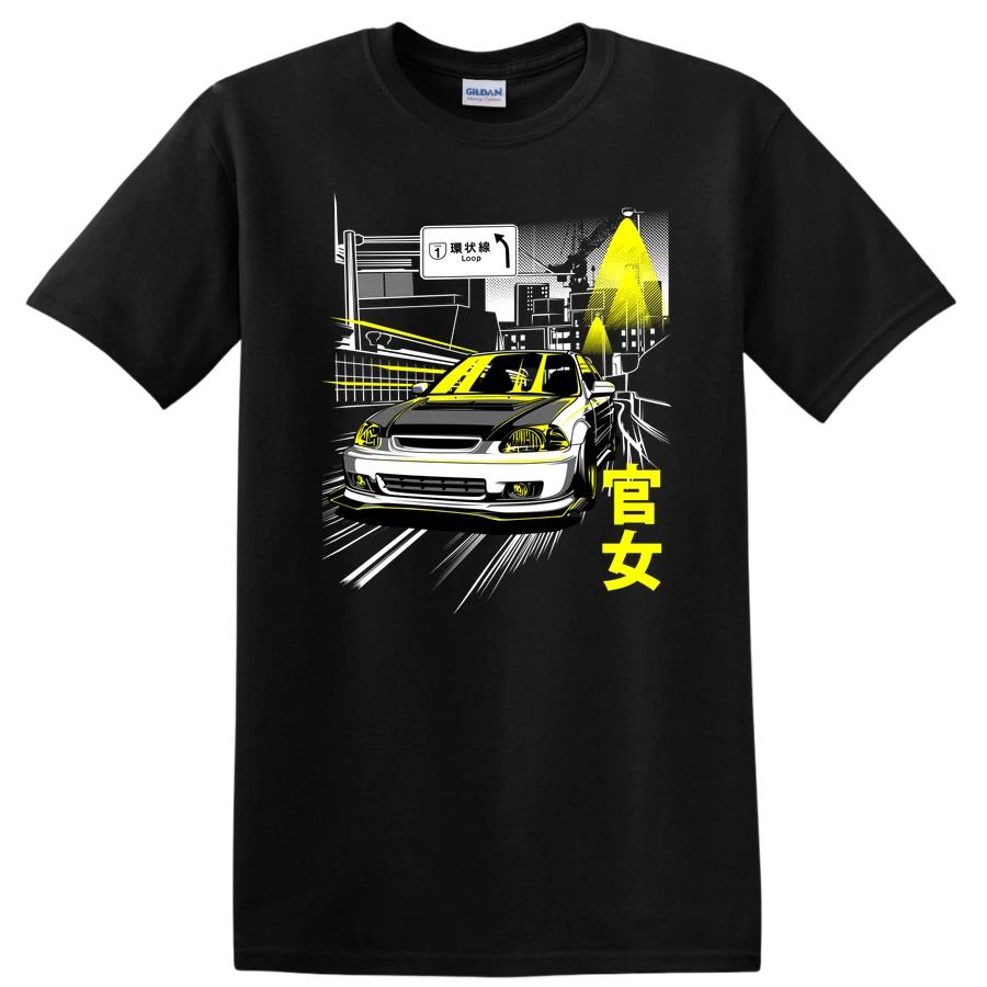 Car Graphic T Shirt Cool Design Street Style Automotive Art Graphic Tee