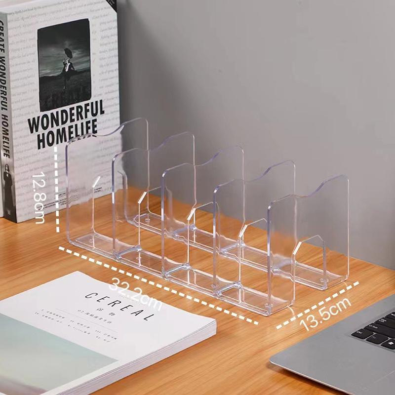 

Прозрачный пластиковый кошелек, органайзер для сумок, 4 отделения, полка для сумок, разделитель, подставка для сумок, держатель для хранения сумок United States