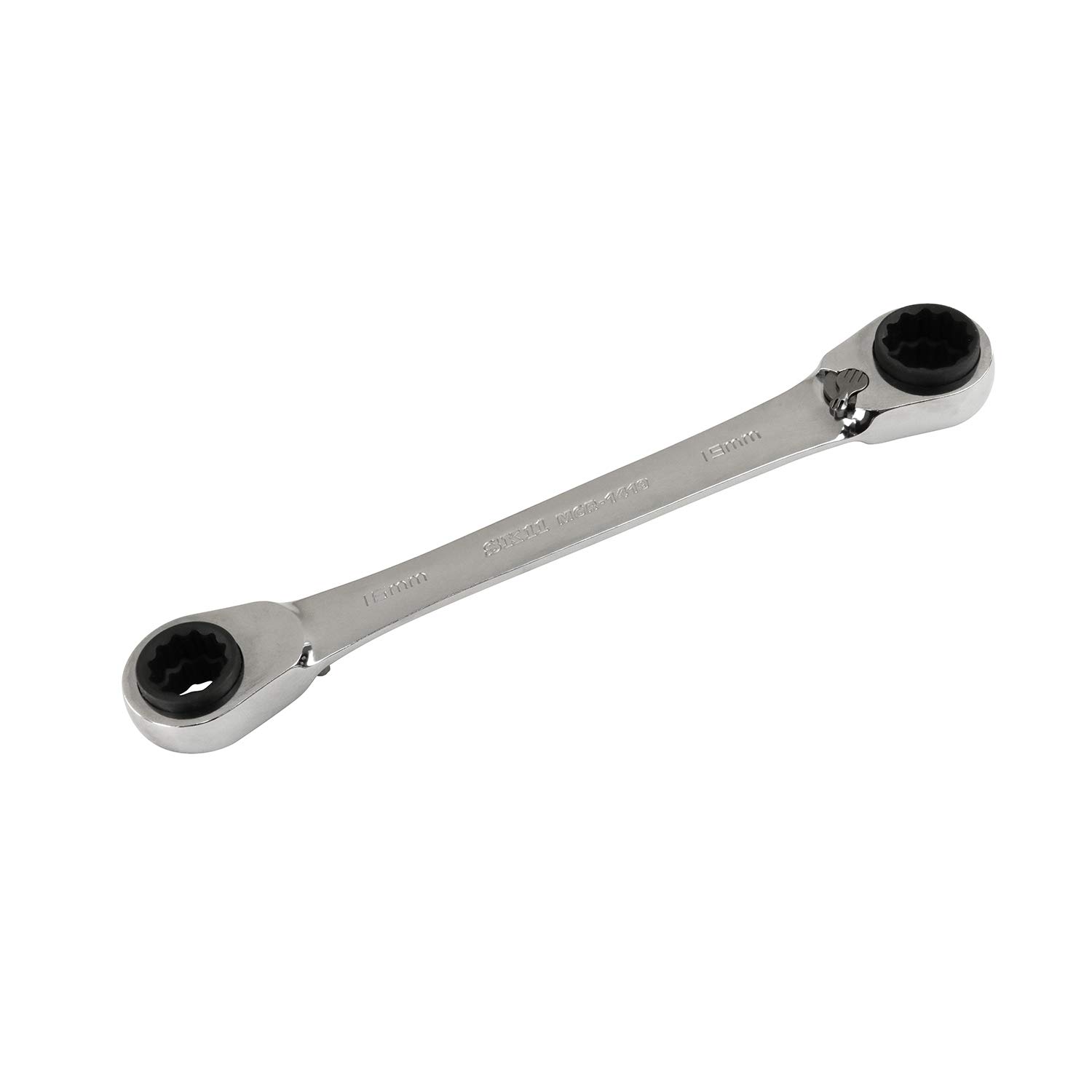 SK11 Geartech Ratchet 4-in-1 Wrench, 14/16/17/9mm compatible, MGR-1419