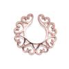 Nickel-free Faux Nipple 316L Surgical Steel Fake Nipple Ring Non Piercing Body Jewelry Non-Piercing