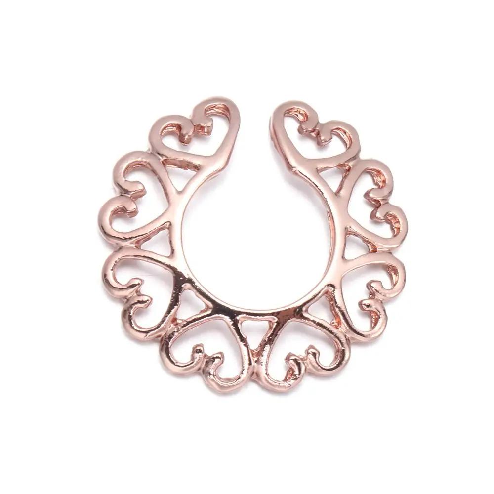 Nickel-free Faux Nipple 316L Surgical Steel Fake Nipple Ring Non Piercing Body Jewelry Non-Piercing