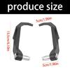 2PCS Motorcycle Handguard Brake Lever Shield Aluminum Secure Installation For Optimal Brake Control & Injury Defense