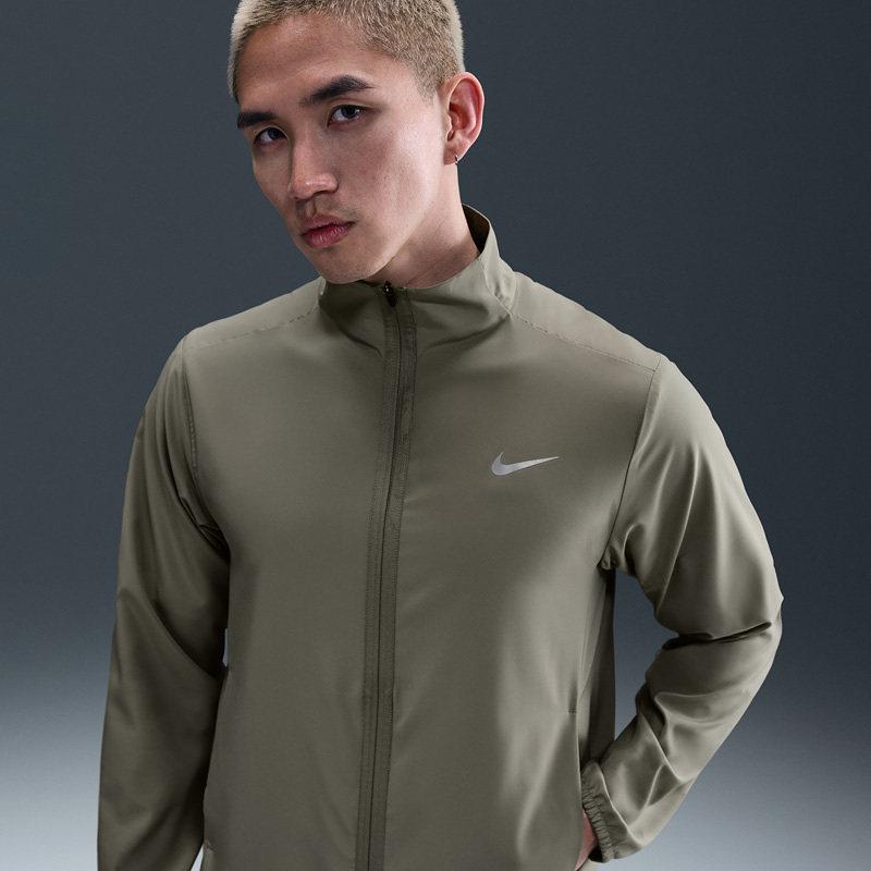 Nike Swoosh Wygodna Wszechstronna Prosta Modna Jednokolorowa Kurtka Kurtki męskie Jasno-Oliwkowo-Zielona FB7500-320