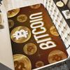 Luxurious B-bitcoin Logo Room Mats Retro Multiple Choice Living Room Kitchen Rug Non-Slip Welcome Rug