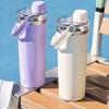 800Ml Nonrust Steel Vacuum Water Bottle With Leak Proof Seal And Ergonomic Handle For Travel Hydrations