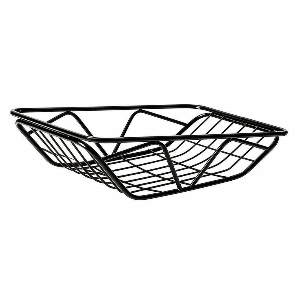 Rear Bike Basket Sturdy Foldable Portable Compatible for Commuters,