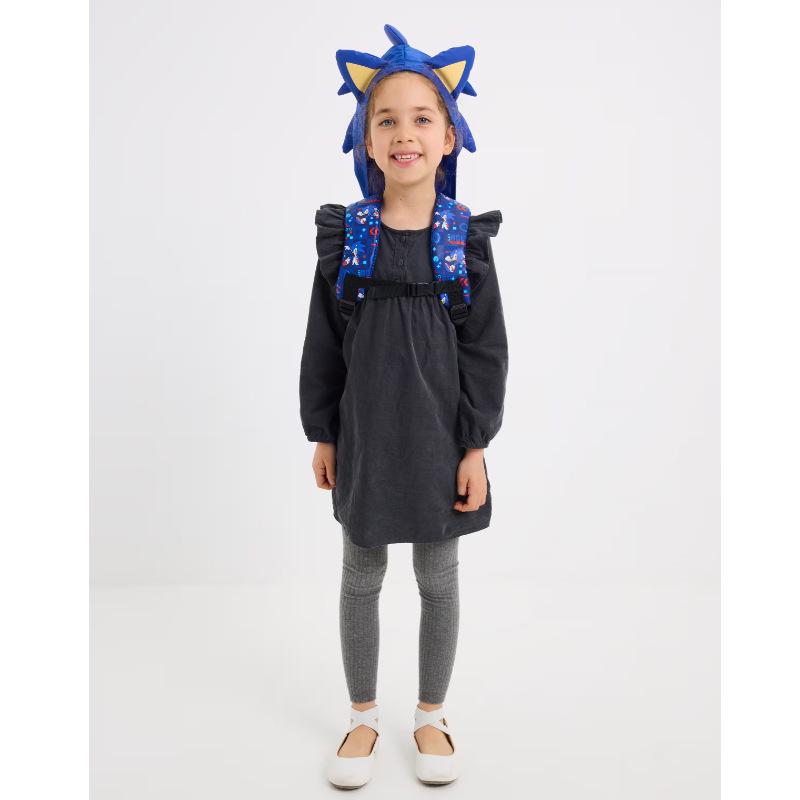 Smiggle Australia Sonic Cartoon Large Waterproof School Backpack for Kids
