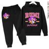 Girls Hoodie Tracksuit KPop Demon Hunters Character Hoodie MIRA HD Print RUMI Autumn Kids Hoodie Set ZOEY Thin Fleece Hoodie Set