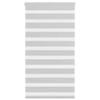 VidaXL Store Zebra Light Grey Fabric Width 65.9 Cm Polyester, Zebra Roller Blind, Zebra Blind for Window, Blind 4014437