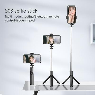 Nieuw Selfie Stick Statief Standaard voor Android Xiaomi IOS iphone TikTok Verlengd Bluetooth met Afstandsbediening Opvouwbare Telefoonhouder