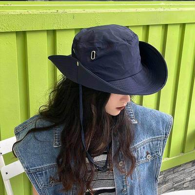 Quick Dry Wide Brim Bucket Hat for Men Women Cap Breathable Adjustable Chin Strap Outdoor Hiking Fishing Sun Hat