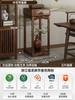 High-End Solid Wood Flower Stand Chinese-Style Indoor Plant Holder Elegant Living Room Display Rack Decorative Organizer