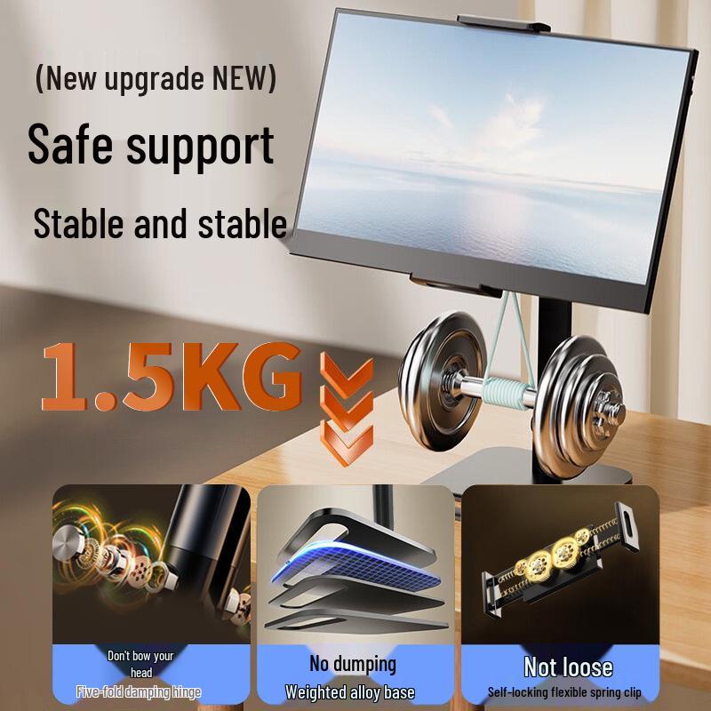 Popular Adjustable Metal Stand for Tablets - Ideal for Streaming, Binge-Watching, Office Use & More