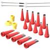 Reusable Caulking Nozzles Tips with Connect Base Stainless Steel Sealant Nozzle Applicator Caulk Nozzle Easy To Use