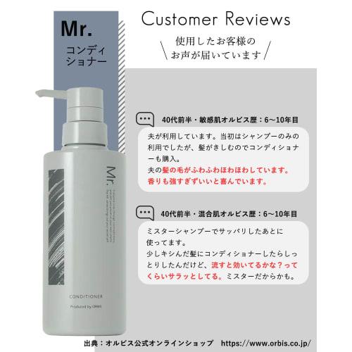 ORBIS M.. Monsieur. Set de Soin Capillaire 380ml chacun