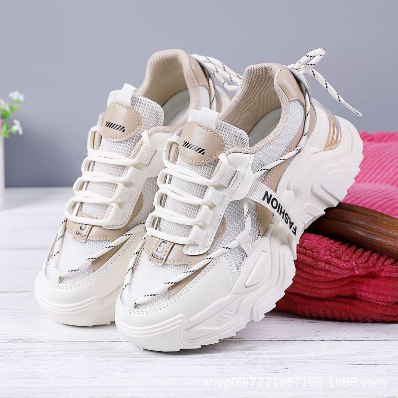 

Mesh autumn breathable women s versatile autumn new student leisure sports running shoes 35 хакі