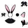 Bunny Ears Headband Tail Set Costume Accessories for Animal Themed Parties