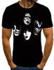Vintage tričko Kiss Unisex Unisex Móda Bavlněné tričko Punk Oblečení Trička s výstřihem Horor Harajuku Topy Rocková kapela Kiss Tričko Boy