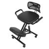 Ergonomic Kneeling Chair Adjustable Posture Knee Stool with Back Support