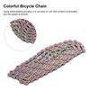 9 Speed Colorful Ultralight Bicycle Chain MTB Road Bike Manganese Steel Electroplate Chain