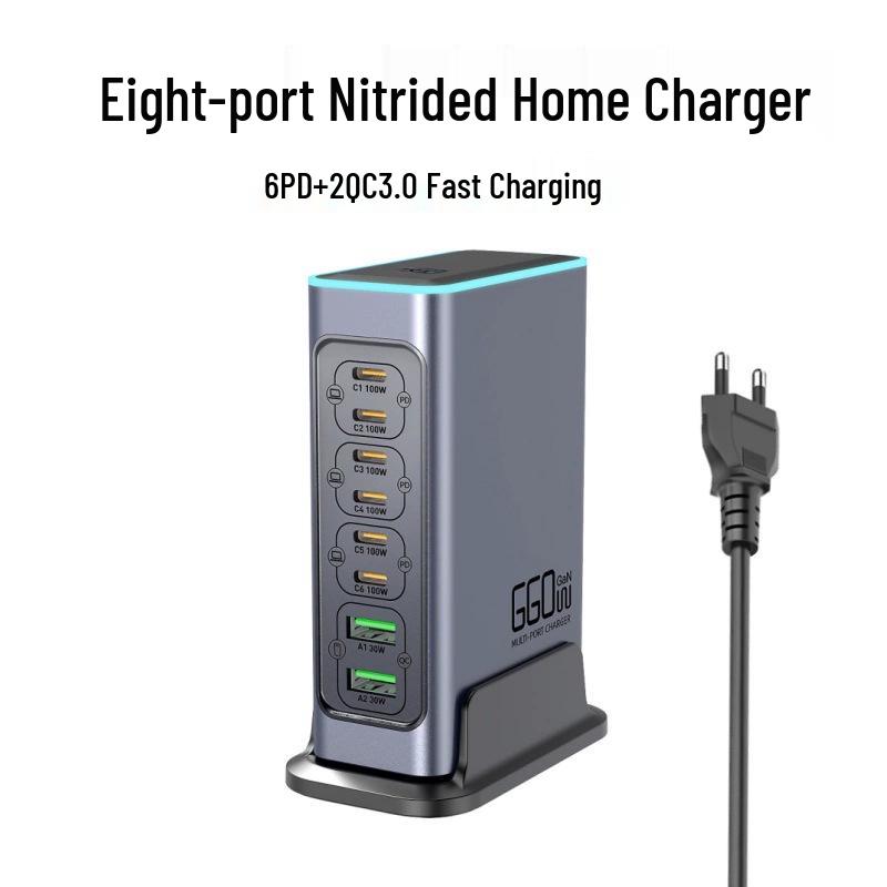 660W High-End Gallium Nitride Multi-Port Fast Charger for Phones & Tablets