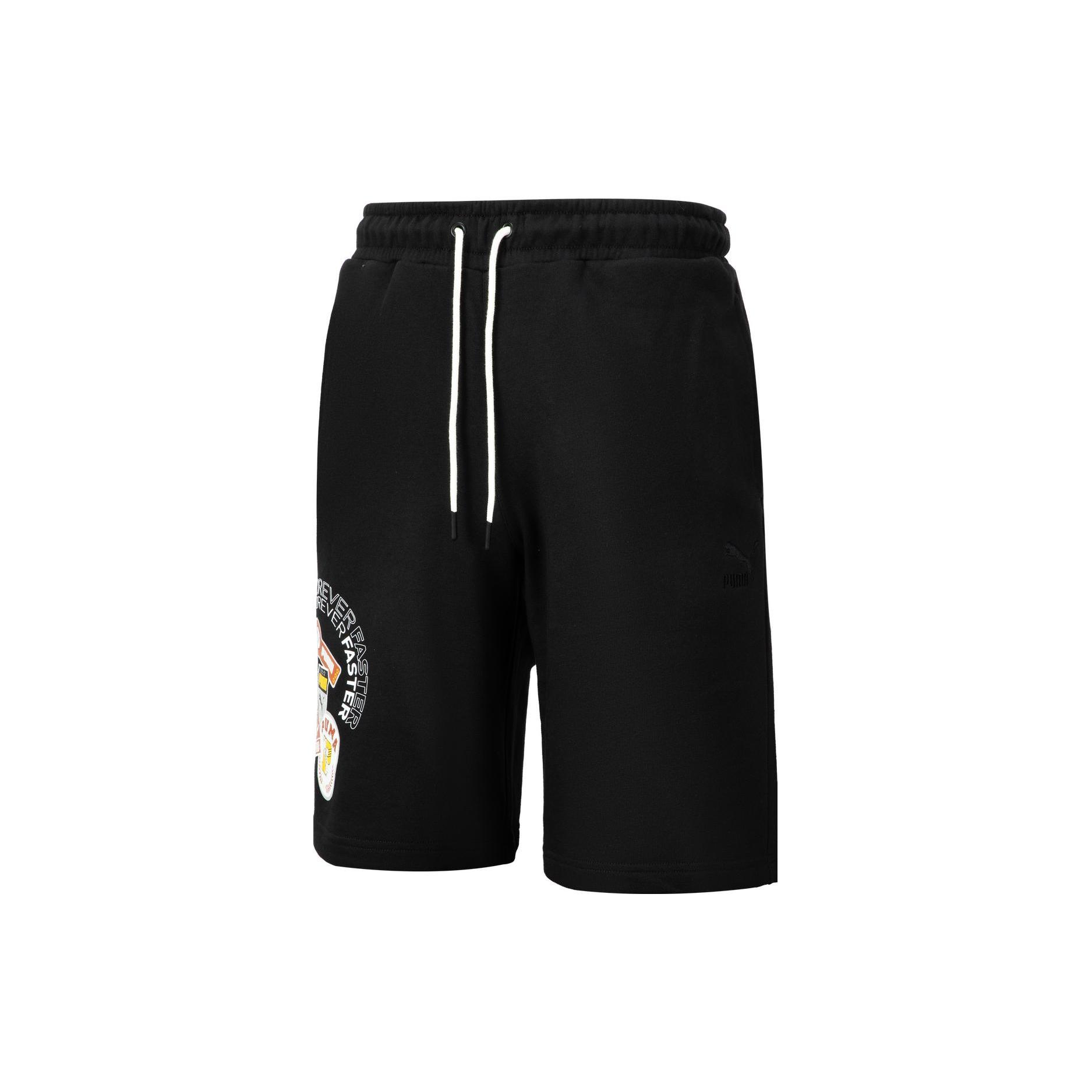 

New PUMA Casual Shorts Men s Black 623254-01 L