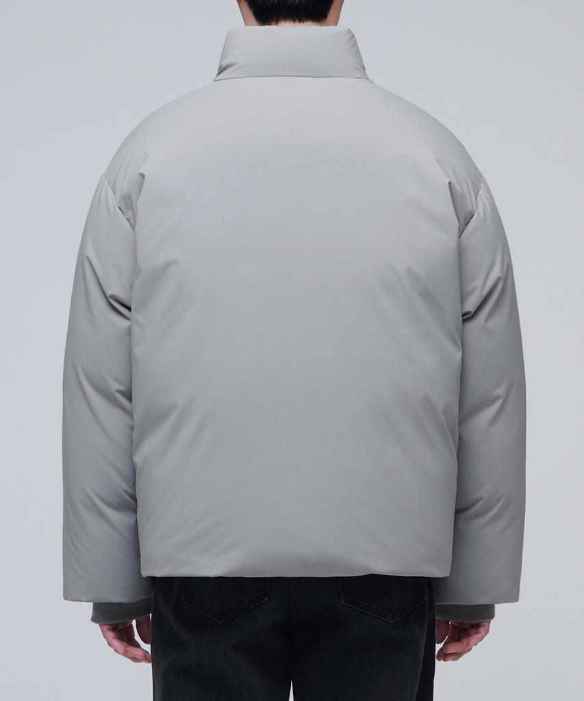 Musinsa Standard Out Pocket Down Short Padded Jacket [Light Gray]