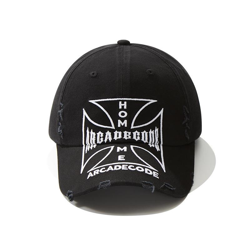 Street retro big head circumference couple cap hat men's and women's sunshade enlarged and deepened soft top baseball cap