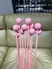 10pcs Colored Fibre Reed Diffuser Sticks Wood Ball Home Fragrance Oil Refill Sticks Aroma Diffuser Refill Stick DIY Home Decor