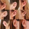 Mode Keine Durchbohrten Ohr Clip Manschette Wrap Ohrringe Blatt Feder Anhänger Nicht Piercing Clip Ohrringe für Frauen Party Statement