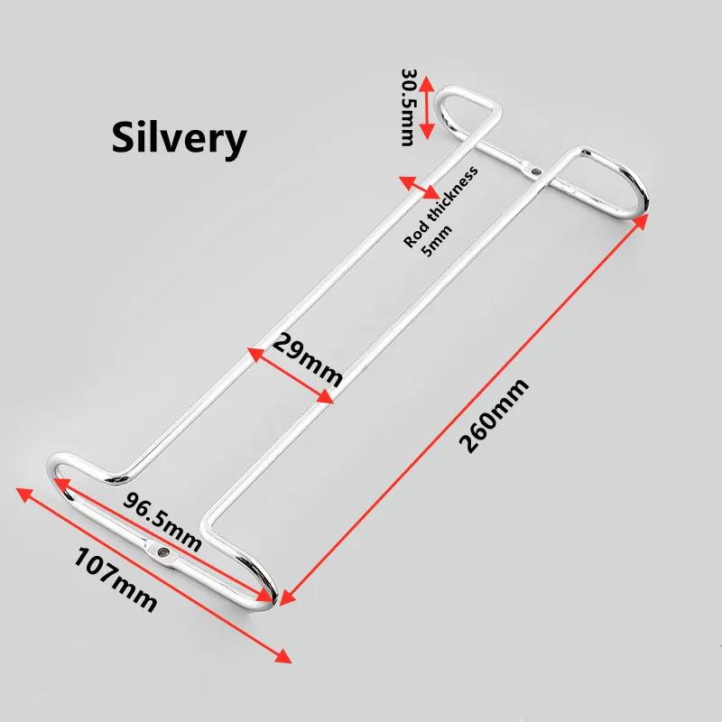 1PCS New Wine Glasses Holder Bartender Stemware Hanging Rack Under Cabinet Stemware Organizer Glass Goblet Iron Rack Bar Tool