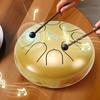 New Steel Tongue Drum 6 Inch 8 Notes Rain Drum Hand Pan Drum with Carry Bag Drum Mallets Music Book Sound Healing Instruments