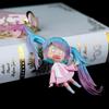11CM Hatsune Miku Anime Figur Ängstliches Gesicht Kreative Dekoration Anhänger Süßes Mädchen Tasche Anhänger PVC Cartoon Modell Spielzeug Geschenk