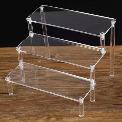 Suport de afișare transparent Rafturi acrilice Raft Pop Figures Raft de depozitare Organizator de parfumuri cosmetice Suport de afișare pentru lac de unghii