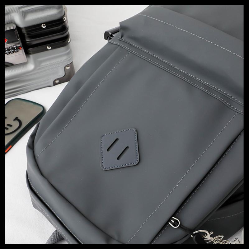 Unisex Advanced PU Schoolbags for College Students High School Elegant Black 3 Pcs Set Backpack with Study Bag Pencil Box