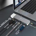 j5create USB4 7-in-1 Hub for MacBook Pro Air, Dual Display 4K60 HDMI, MagSafe Kit USB-C Adapter with Gigabit Ethernet, PD 100W