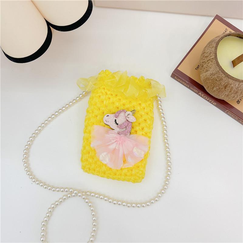 

Cute And Trendy Children s Shoulder Bag In Soft Plush Material With Charming Design жёлтый