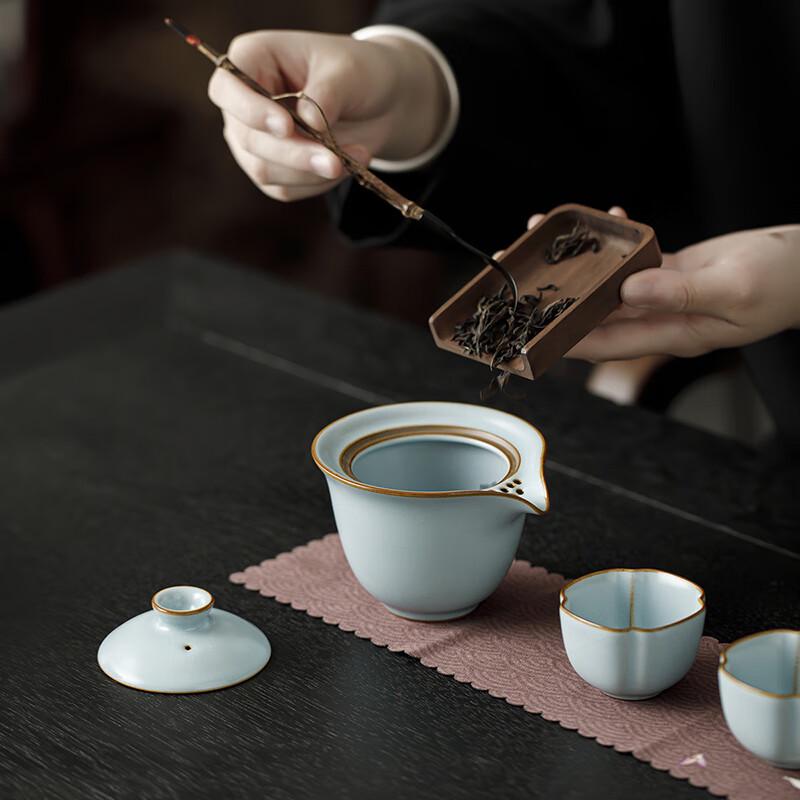 Tang Feng Ru Kiln Portable Kung Fu Tea Set