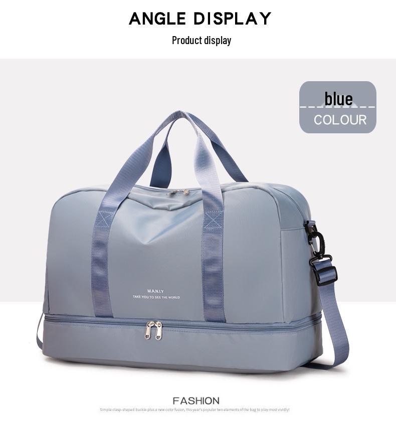 Unisex Yoga & Travel Bag: Large Capacity, Fitness, Wet/Dry Separation