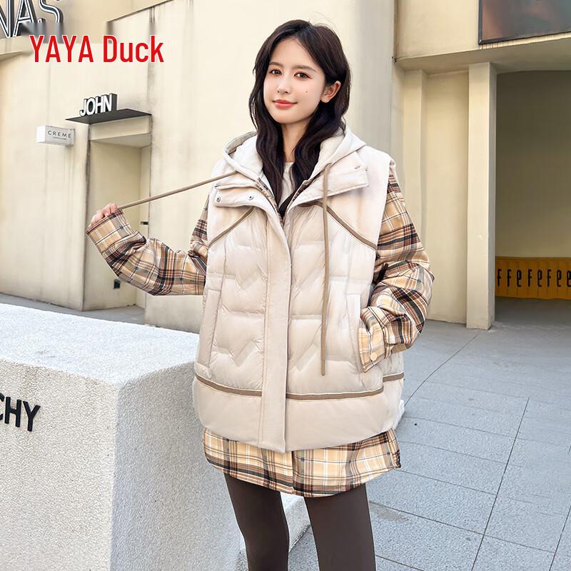 

Женский пуховик YAYA 2024 3-в-1, комплект из двух предметов YE4B616923W M