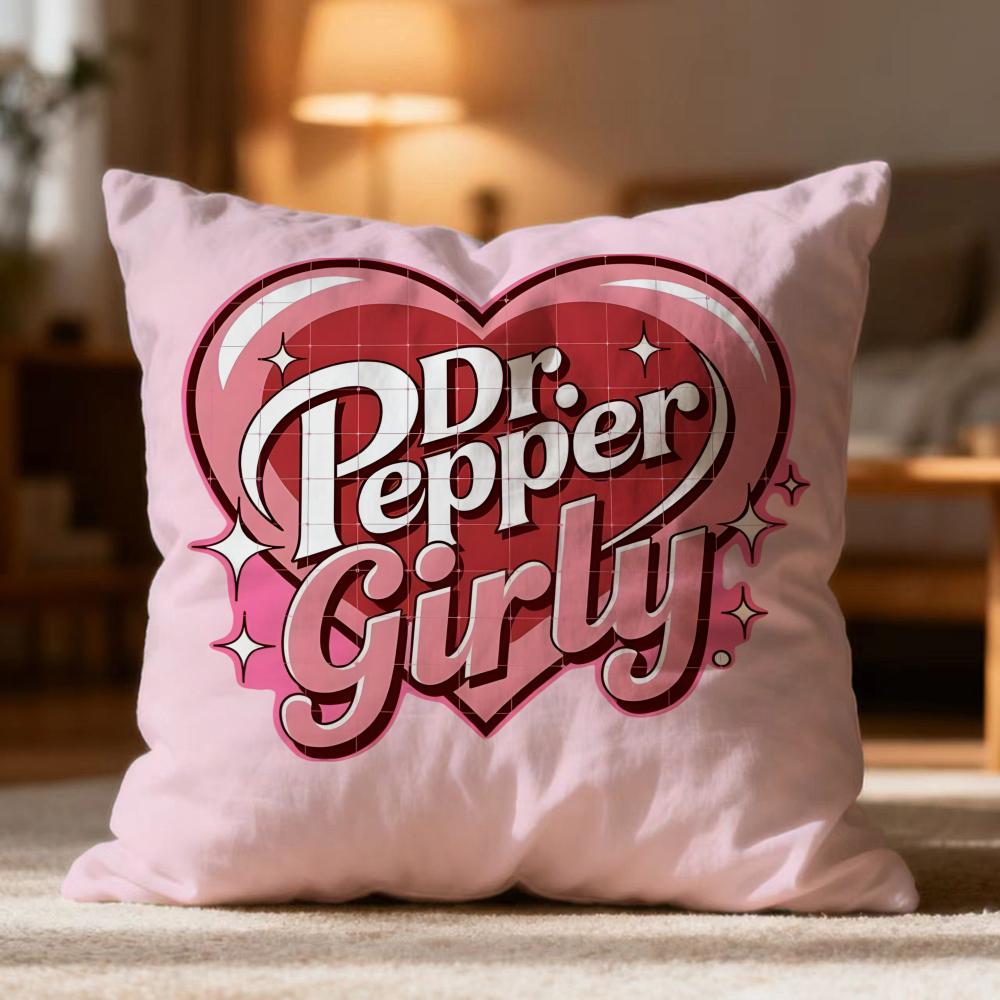 Fashion D-Ddr pepperer Cushion Cover Soft Washable Pillow Case Multi-Scene for Couch Bed Travel Office Use