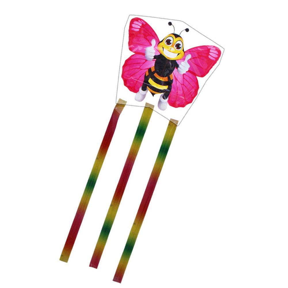 Flying Butterfly Kites Outdoor Toys For Children And Adults Plastic Kite Cartoon I0W2