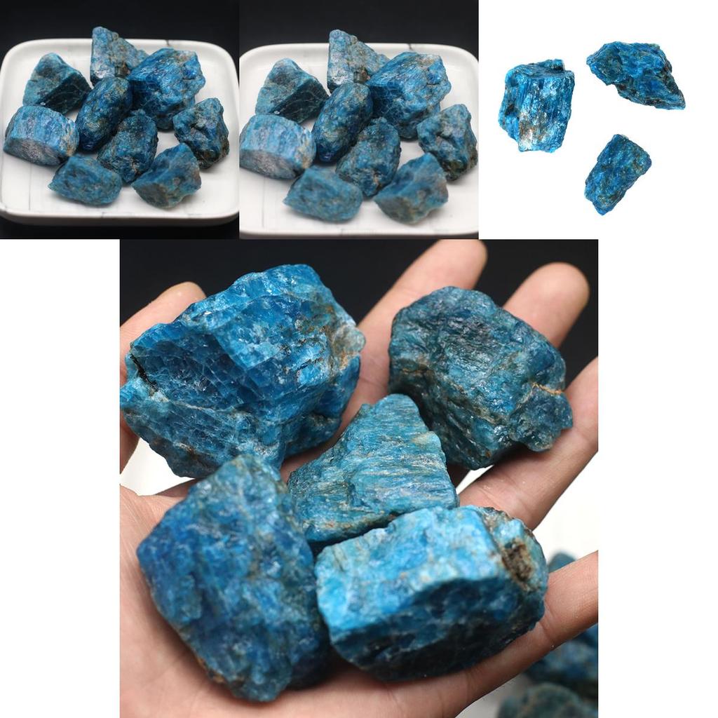 Exquisite Apatite Collection Natural Blue Gemstone Decor For Home And Gift Giving