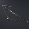 Personality Double Love Rhinestone Bracelet Crystal Sweet Fashion Wild Bracelet Women's Jewelry Bracelet Femme Acier Nurse