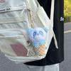 Creative Cartoon Cone Panda Keychain Pendant Ice Cream Hanger Doll Cute Bag Accessories