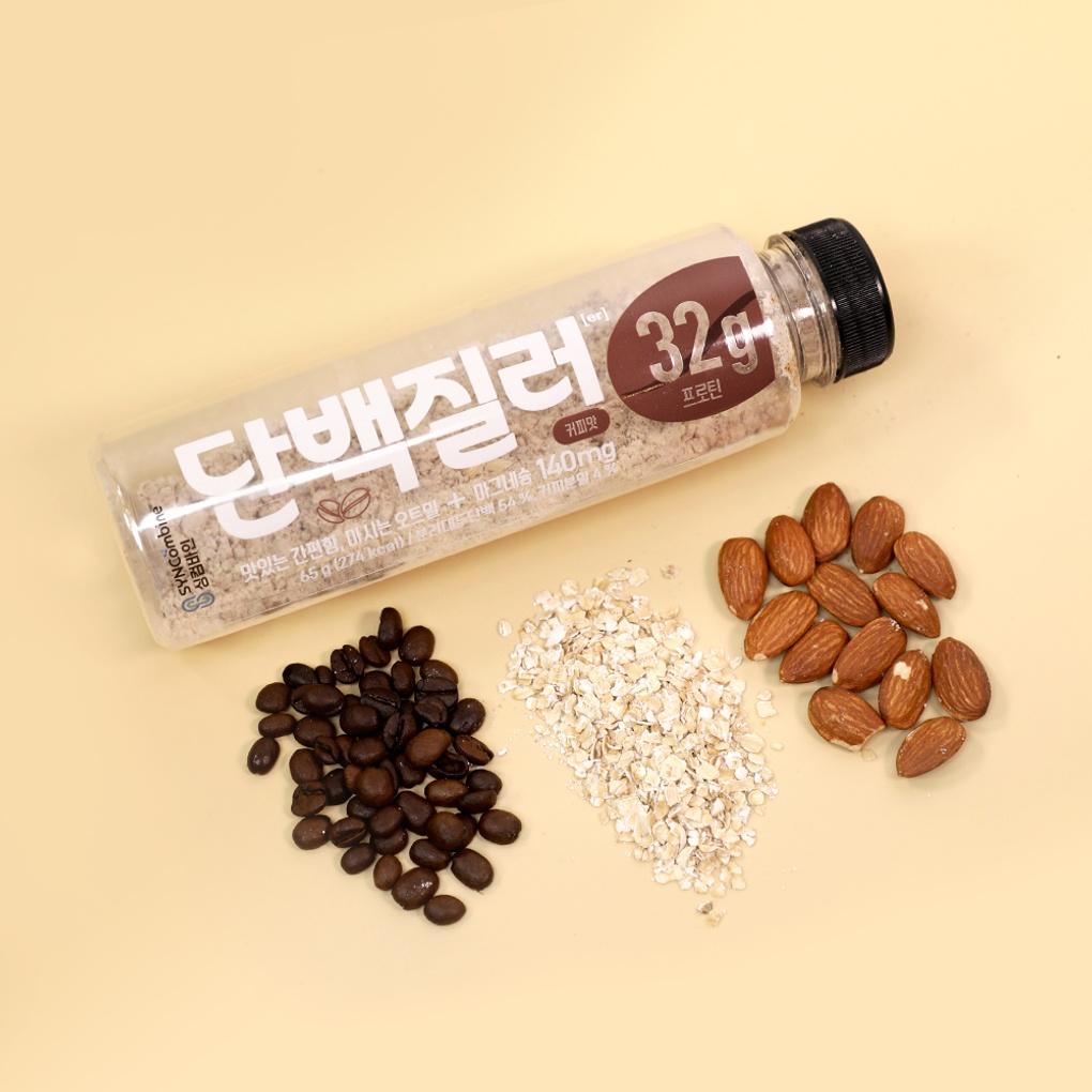 [20-pack Coffee Flavored PET] Syncombine Proteiner Protein Shake Meal Replacement