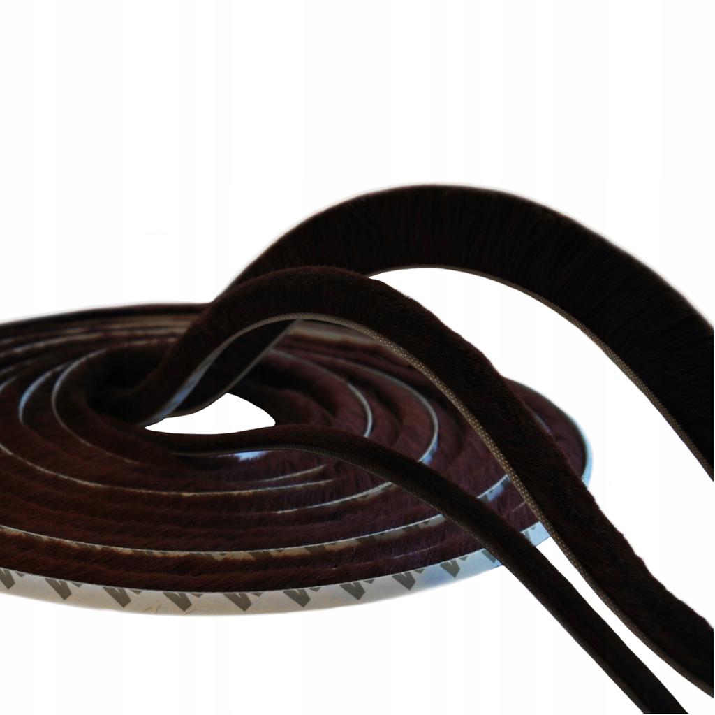 Self-adhesive brush seal BROWN 3M 7x22 1m