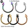 1PC G23 Titanium Nose Lip Ear Cartilage Tragus Piercing Eyebrow Horseshoe Rings Piercing Captive Bead Ring Sexy Piercing Jewelry